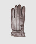 Handschuhe mit Zipper - Dunkelbraun