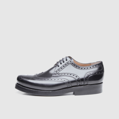 Brogues Herrenschuhe mit Lochverzierung