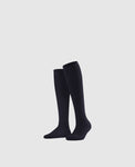FALKE Family Damen Kniestrümpfe - dark navy