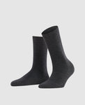 FALKE Softmerino Damen Socken - anthra.mel