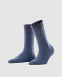 FALKE Softmerino Damen Socken - dark blue mel.