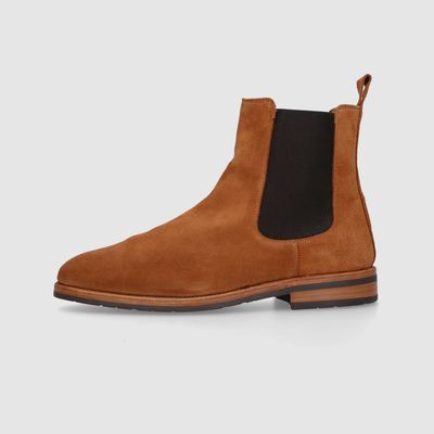Herren-Stiefel aus Veloursleder