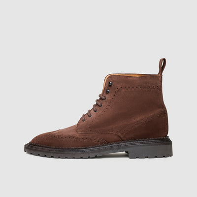 Herren-Stiefel aus Veloursleder
