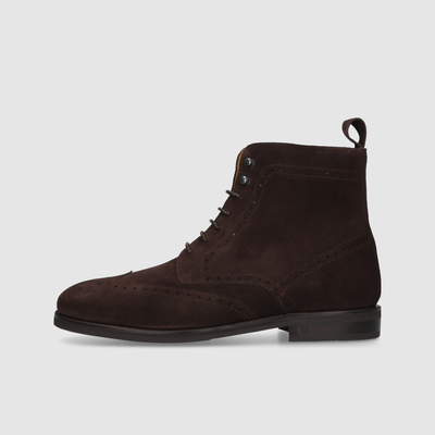 Herren-Stiefel aus Veloursleder