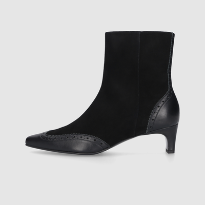 Leder-Stiefeletten für Damen
