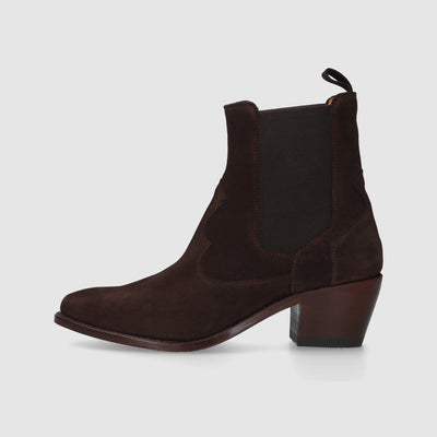 Wildleder- und Veloursleder-Stiefel für Damen