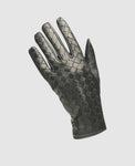 Herrenhandschuhe mit Steppung - schwarz